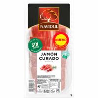 Jamón curado 1/2 loncha NAVIDUL, bandeja 45 g