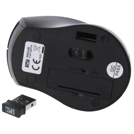 Ratón óptico inalámbrico blanco Miny TNB