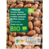 Almendra cruda bio EROSKI, bolsa 175 g