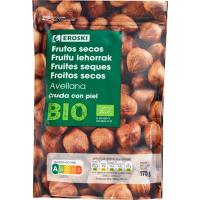 Avellana cruda bio EROSKI, bolsa 175 g