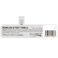Dulce de pera y vainilla, PAIARROP, frasco 40 g