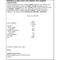 ARTIACH Artinata Capuccino galletak, paketea 210 g