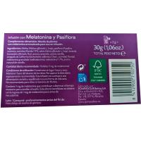 Infusión de melatonina y pasiflora POMPADOUR, caja 15 sobres