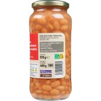 Alubia pinta cocida EROSKI, frasco 400 g