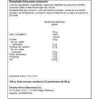 Ensalada Gourmet Mediterránea FLORETTE, bolsa 150 g