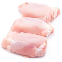 Contramuslo deshuesado pollo s/piel, al peso, compra mínima 500 g