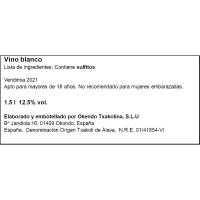 Txakoli D.O. Araba PILPIL, pouch 1,5 litros