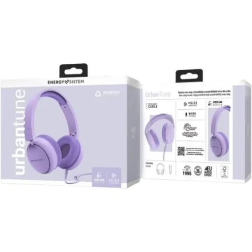 Auriculares diadema Lavender UrbanTune  ENERGY SISTEM