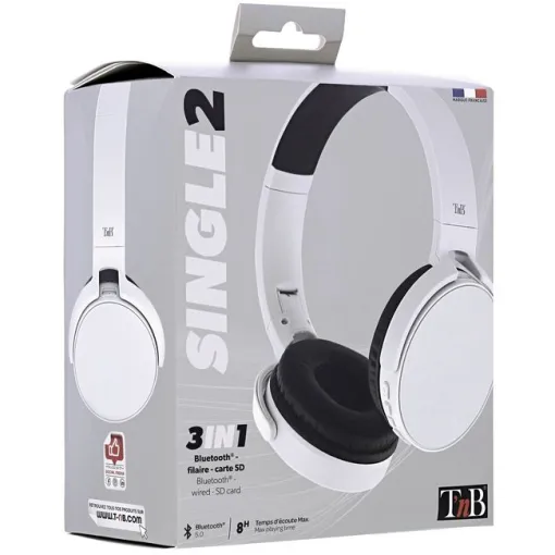 Auriculares diadema silver SINGLE2, TNB