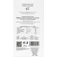 Chocolate 42% PANCRACIO, tableta 100 g