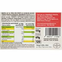 Mejillón picante de Galicia EROSKI, lata 111 g