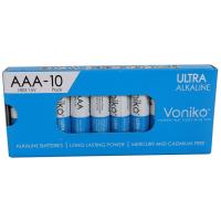 Pila ultra alcalina LR03 (AAA) VONIKO, pack 10 uds