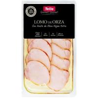 Lomo de orza con aceite de oliva virgen TELLO, bandeja 125 g