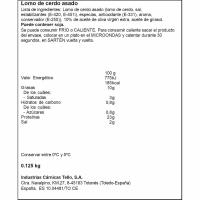 Lomo de orza con aceite de oliva virgen TELLO, bandeja 125 g