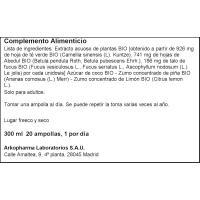 Quemagrasa ARKOPHARMA ARKOFLUIDO, caja 20 ampollas