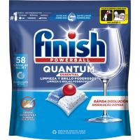 Lavajillas quantum FINISH ESSENTIALS, bolsa 58 dosis