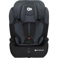 Silla auto Comfort Up i-Size gris oscuro 76-150 cm, arnés de seguridad de 5 puntos con almohadillas blandas y reposacabezas ajustable  en 7 posiciones KINDERKRAFT Homologación Europea: UN ECE R129. Sin Isofix. Sin Contramarcha.
