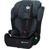 Silla auto Comfort Up i-Size gris oscuro 76-150 cm, arnés de seguridad de 5 puntos con almohadillas blandas y reposacabezas ajustable  en 7 posiciones KINDERKRAFT Homologación Europea: UN ECE R129. Sin Isofix. Sin Contramarcha.
