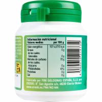 Chicle de hierbabuena sin azúcar EROSKI, bote 100 g