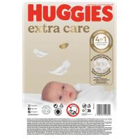Pañal Talla 1 (2-5 kg) HUGGIES EXTRA CARE, paquete 28 uds