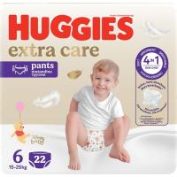 HUGGIES EXTRA pants pixoihala (15-25 kg), 6 neurria, paketea 22 ale