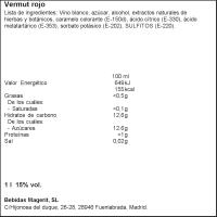 Vermut rojo ZARRO, botella 1 litro