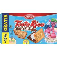 CUETARA TOSTA RICA Choco Guay galleta, kutxa 168 g