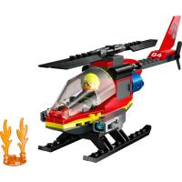 Helicóptero de rescate de bomberos, edad rec:+5 años LEGO City fire