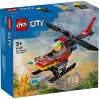Helicóptero de rescate de bomberos, edad rec:+5 años LEGO City fire