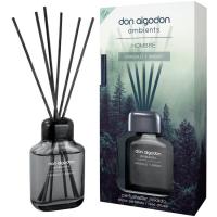 Ambientador varitas sándalo&ambar hombre DON ALGODÓN, bote 65 ml