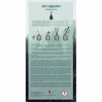 Ambientador varitas sándalo&ambar hombre DON ALGODÓN, bote 65 ml