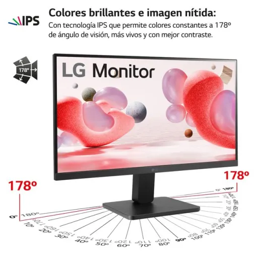 Monitor de 24'' negro, FHD, 24MR400-B LG