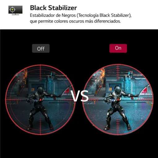 Monitor de 24'' negro, FHD, 24MR400-B LG