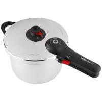 Olla a presión super rápida EasyClick, apta para todo tipo de cocinas MAGEFESA, 6 litros