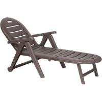 Tumbona wengué plegable, multiposiciones, Promo SP