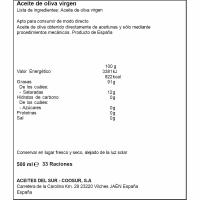 Aceite de oliva virgen GUILLEN GRAN SELECCIÓN, botella 50 cl