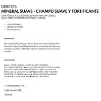 Champú mineral suave VICHY DERCOS, bote 200 ml