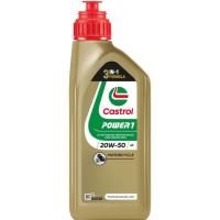Aceite de moto 4 tiempos 20W50 Power-1 CASTROL, 1 litro