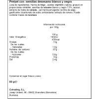 Pretzel con sésamo ELEPHANT, bolsa 80 g