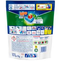 Detergente en cápsulas anti olores WIPP POWER, bolsa 55 dosis