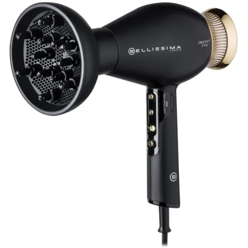 Secador de pelo, 1800 W, 4 accesorios, Creativity 4 you BELLISSIMA