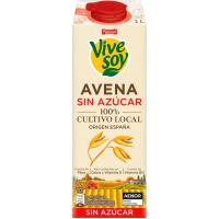 Bebida vegetal de avena sin azúcar VIVESOY, brik 1 litro