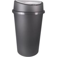 TONTARELLI Bingo zabor-ontzi beltza, push taparekin, 32x32x55 cm, 25 l