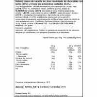 Helado almendrado con vainilla de java NUII, 3+1 uds, caja 268 g