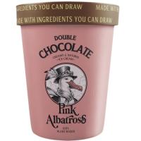 Helado doble chocolate PINK ALBATROSS, tarrina 350 g