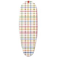 Funta XXL de cuadros para tabla de planchar, ajuste con easy clip RAYEN, 150x55 cm
