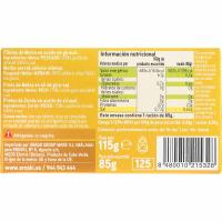 Melva en aceite de girasol EROSKI, lata 115 g