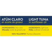 Atún claro en aceite de girasol ALBO, lata 92 g