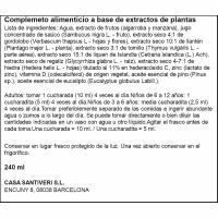 Jarabe vigorpec SANTIVERI, botella 240 ml