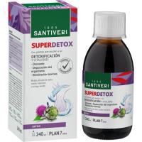 Jarabe superdetox SANTIVERI, botella 240 ml